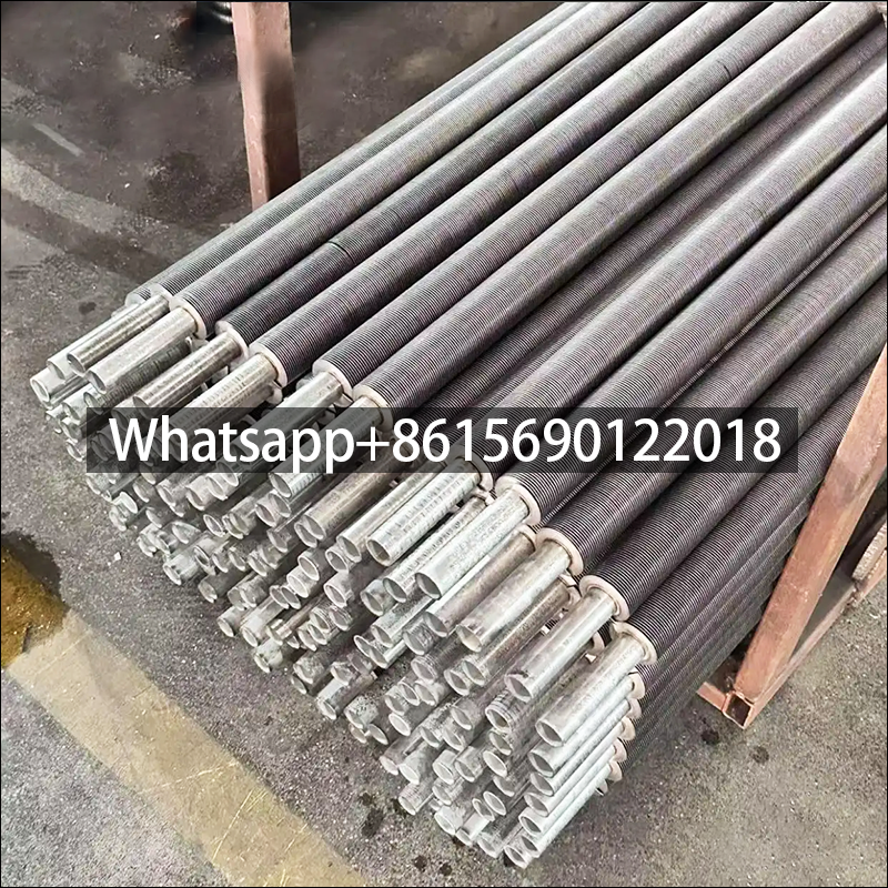 Spiral wound finned tube