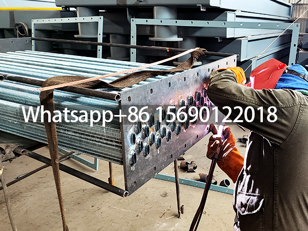Hot dipped galvanized elliptical fin tube heat exchanger