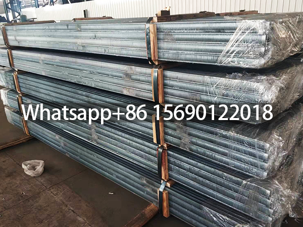 Hot dipped galvanized elliptical fin tube