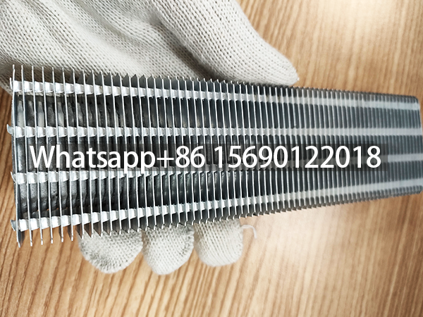Hot dipped galvanized oval fin tubes