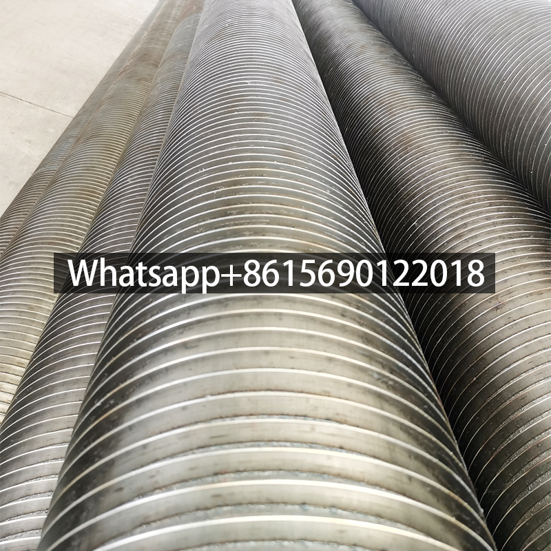 Large diameter high frequency welded spiral helical finned tube