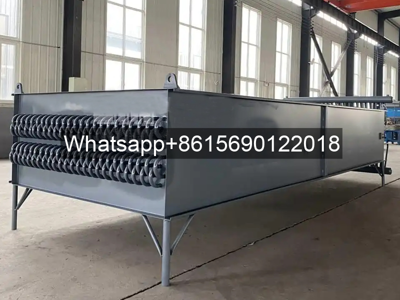 Fin tube steam condenser