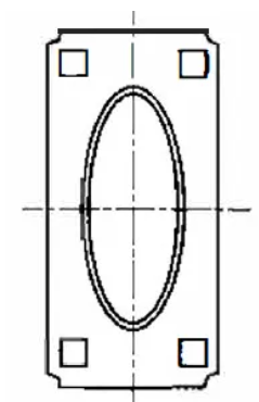 Hot dip galvanized elliptical and rectangular finned tubes