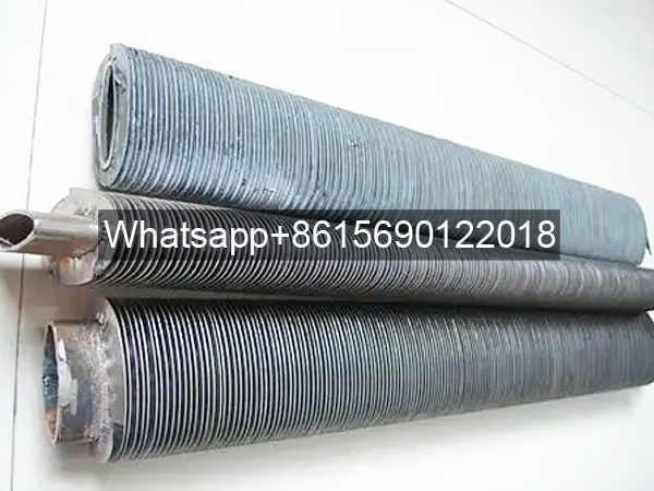 Elliptical finned tube oval tube spiral fin