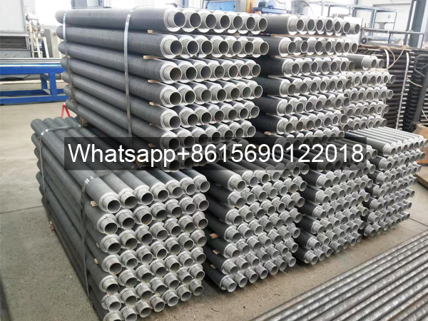 High frequency welded finned tubes spiral finned tube factory