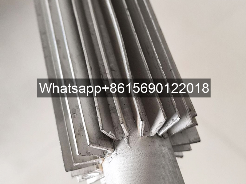 Longitudinal finned tubes brown fin tube heat exchanger
