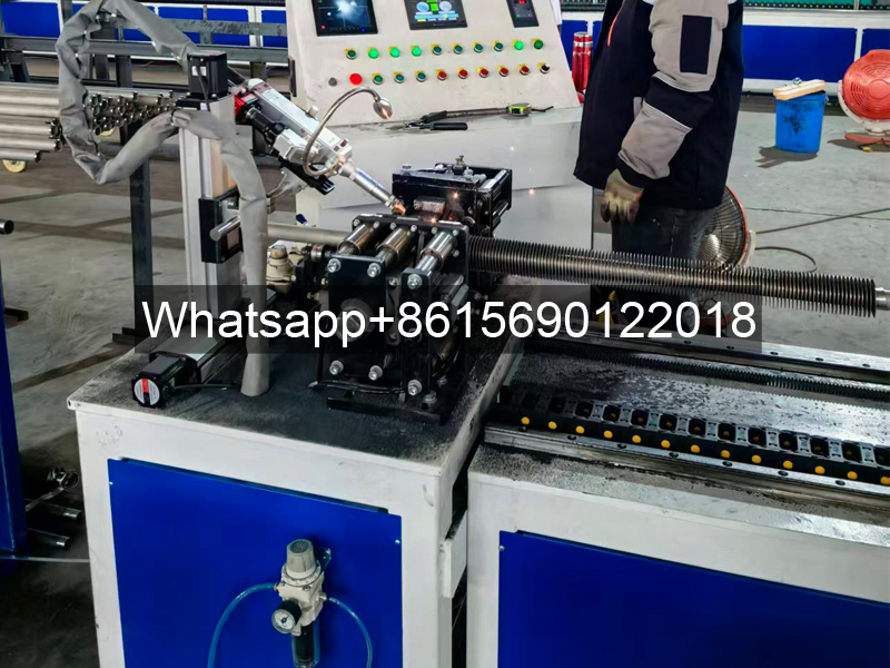 Laser finned tube welded machine