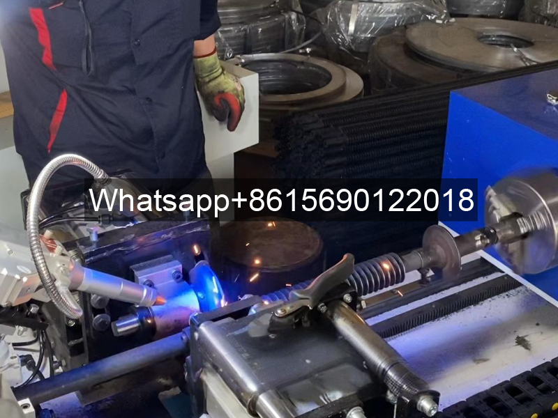 Laser finned tube welding machine