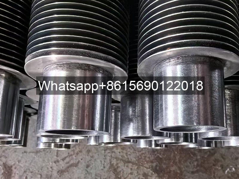 Laser welded finned tube